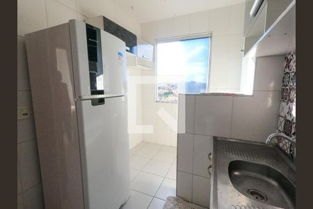 Cozinha de apartamento à venda com 2 quartos, 55m² em Novo Horizonte, Betim