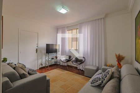 Sala de apartamento à venda com 3 quartos, 100m² em Santo Antônio, Belo Horizonte