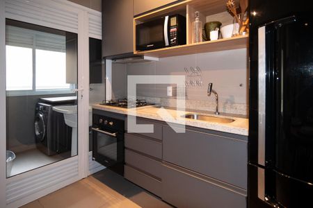 Cozinha de apartamento à venda com 1 quarto, 55m² em Bela Vista, São Paulo
