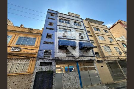 Fachada + plaquinha de apartamento à venda com 3 quartos, 80m² em Méier, Rio de Janeiro