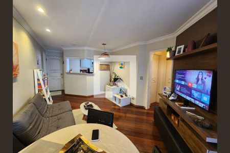 Sala de apartamento para alugar com 2 quartos, 65m² em Indianópolis, São Paulo