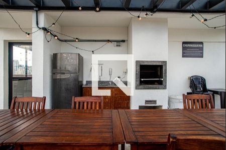 Área comum - Churrasqueira de kitnet/studio à venda com 1 quarto, 26m² em Bela Vista, São Paulo