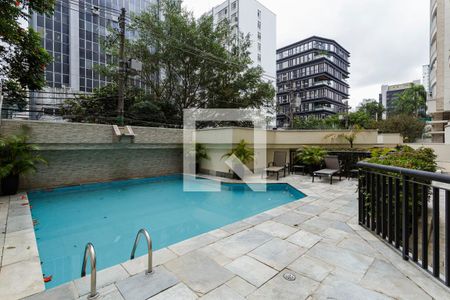 Área comum - Piscina de apartamento para alugar com 3 quartos, 96m² em Itaim Bibi, São Paulo