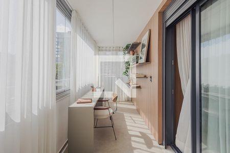 Varanda da Suíte 2 de apartamento à venda com 2 quartos, 185m² em Vila Mariana, São Paulo
