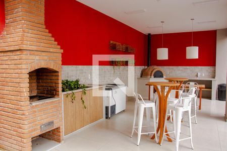 Área comum - Churrasqueira de apartamento para alugar com 2 quartos, 35m² em Jardim Sao Saverio, São Bernardo do Campo