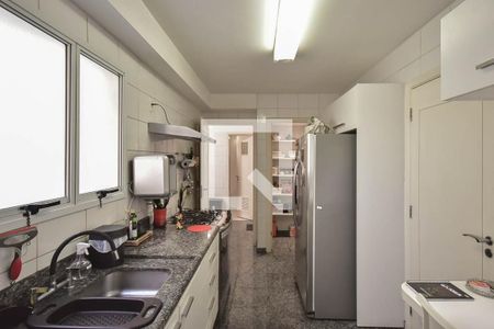 Cozinha de apartamento à venda com 3 quartos, 129m² em Real Parque, São Paulo