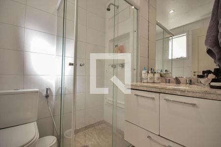 Banheiro Suíte 2 de apartamento à venda com 3 quartos, 129m² em Real Parque, São Paulo