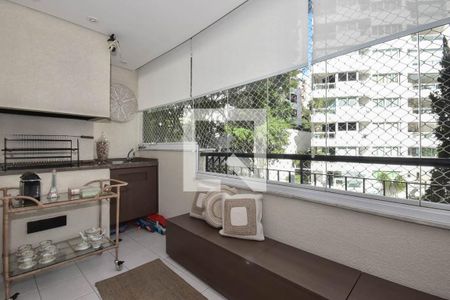 Varanda de apartamento à venda com 3 quartos, 129m² em Real Parque, São Paulo