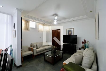 Sala de apartamento para alugar com 3 quartos, 100m² em Barra Funda, Guarujá