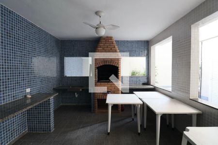 Área comum - Churrasqueira de apartamento para alugar com 3 quartos, 100m² em Barra Funda, Guarujá