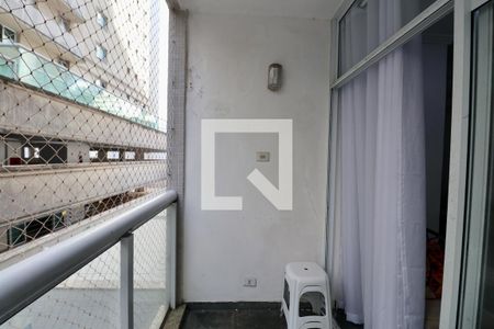 Varanda de apartamento para alugar com 3 quartos, 100m² em Barra Funda, Guarujá