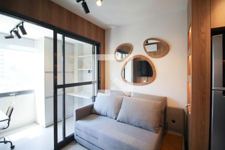 Sala de apartamento para alugar com 1 quarto, 26m² em Vila Olímpia, São Paulo