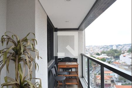 Varanda gourmet de apartamento à venda com 2 quartos, 59m² em Parque das Nações, Santo André