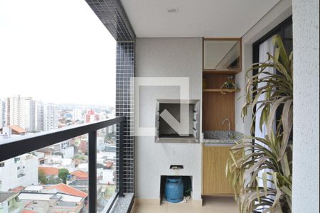 Varanda gourmet de apartamento à venda com 2 quartos, 59m² em Parque das Nações, Santo André
