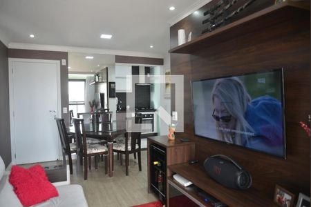 Sala de apartamento à venda com 2 quartos, 59m² em Parque das Nações, Santo André