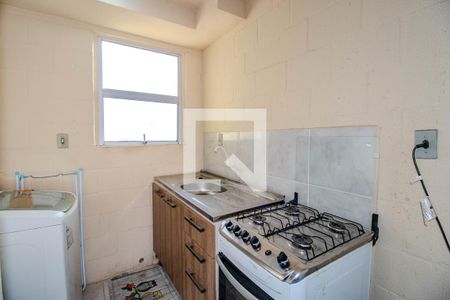 Cozinha de apartamento à venda com 2 quartos, 56m² em Mário Quintana, Porto Alegre