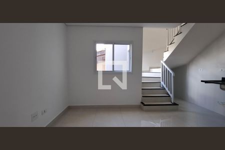 Sala de apartamento à venda com 2 quartos, 90m² em Vila Curuçá, Santo André