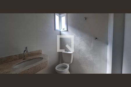 Banheiro Quarto 1 suíte de apartamento à venda com 2 quartos, 46m² em Vila Curuçá, Santo André