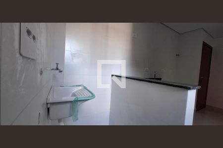 Área de Serviço de apartamento à venda com 2 quartos, 46m² em Vila Curuçá, Santo André