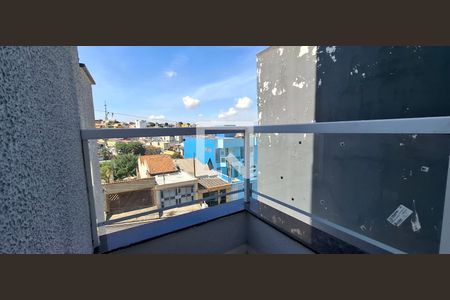 Varanda da Suíte de apartamento à venda com 2 quartos, 46m² em Vila Curuçá, Santo André