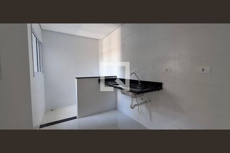 Cozinha de apartamento à venda com 2 quartos, 46m² em Vila Curuçá, Santo André