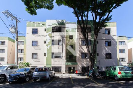 Fachada do bloco de apartamento à venda com 3 quartos, 69m² em Guarani, Belo Horizonte