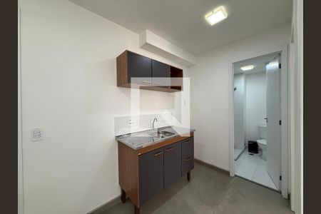 Sala/cozinha de apartamento à venda com 1 quarto, 26m² em Campos Elíseos, São Paulo