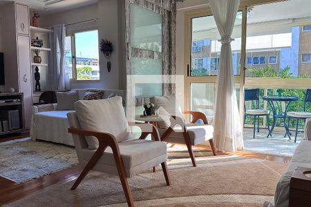 Sala de apartamento à venda com 3 quartos, 105m² em Jardim Botânico, Rio de Janeiro