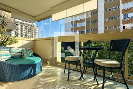 Varanda de apartamento à venda com 3 quartos, 105m² em Jardim Botânico, Rio de Janeiro