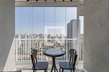 Varanda da Sala de apartamento à venda com 2 quartos, 55m² em Vila Dom Pedro I, São Paulo