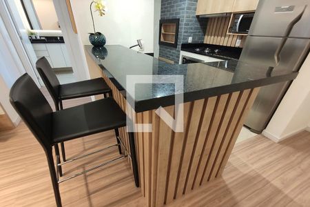Cozinha de apartamento à venda com 1 quarto, 60m² em Ideal, Novo Hamburgo