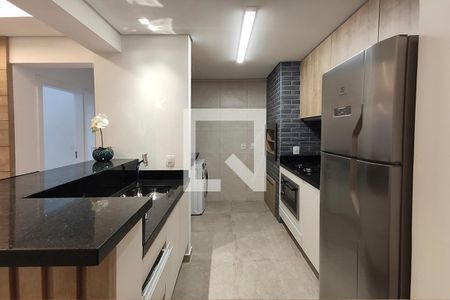 Cozinha de apartamento à venda com 1 quarto, 60m² em Ideal, Novo Hamburgo