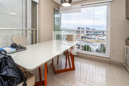 Varanda da Sala de apartamento à venda com 2 quartos, 66m² em Várzea da Barra Funda, São Paulo