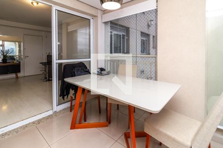 Varanda da Sala de apartamento à venda com 2 quartos, 66m² em Várzea da Barra Funda, São Paulo