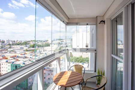 Varanda da Sala de apartamento à venda com 2 quartos, 54m² em Centro, Diadema