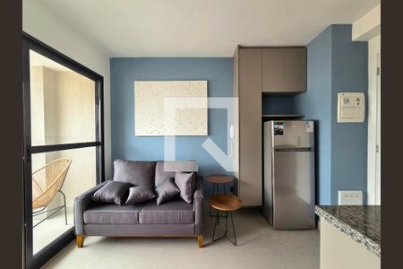 Sala/Cozinha de apartamento para alugar com 1 quarto, 26m² em Vila Olímpia, São Paulo