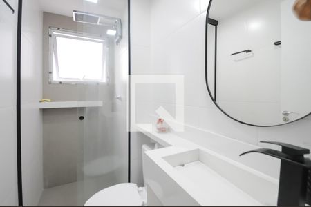 Banheiro Social de apartamento para alugar com 2 quartos, 48m² em Vila Joao Basso, São Bernardo do Campo
