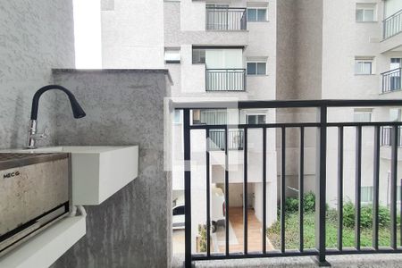 Varanda da Sala de apartamento para alugar com 2 quartos, 48m² em Vila Joao Basso, São Bernardo do Campo