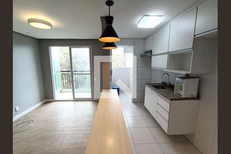 Sala/Cozinha de apartamento para alugar com 1 quarto, 54m² em Jardim Monte Kemel, São Paulo
