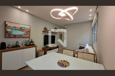 Sala de apartamento à venda com 2 quartos, 53m² em Vila Guiomar, Santo André