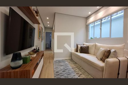 Sala de apartamento à venda com 2 quartos, 53m² em Vila Guiomar, Santo André