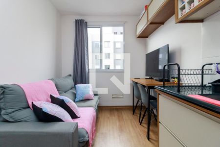 Sala de apartamento para alugar com 1 quarto, 24m² em Santo Amaro, São Paulo