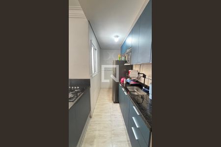 Cozinha de apartamento à venda com 2 quartos, 88m² em Vila Progresso, Santo André
