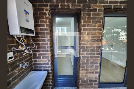 Varanda da Sala de apartamento para alugar com 1 quarto, 39m² em Indianópolis, São Paulo