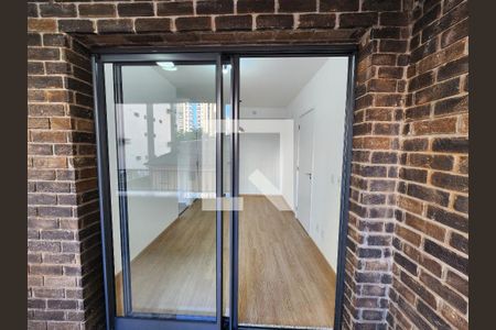 Varanda da Sala de apartamento para alugar com 1 quarto, 39m² em Indianópolis, São Paulo