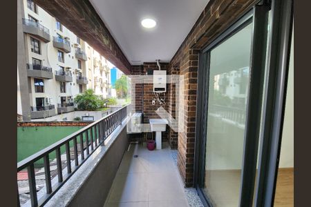 Varanda da Sala de apartamento para alugar com 1 quarto, 39m² em Indianópolis, São Paulo