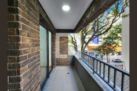 Varanda da Sala de apartamento para alugar com 1 quarto, 39m² em Indianópolis, São Paulo