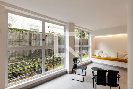Área comum - Hall Social de kitnet/studio à venda com 1 quarto, 24m² em Vila Buarque, São Paulo