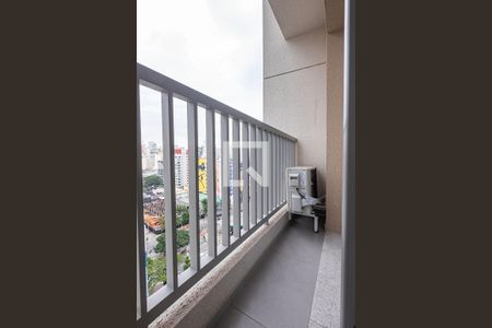 Studio - Varanda de kitnet/studio para alugar com 1 quarto, 24m² em Pinheiros, São Paulo