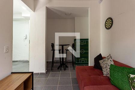Área comum - jogos de apartamento para alugar com 2 quartos, 34m² em Jardim Promissão, São Paulo